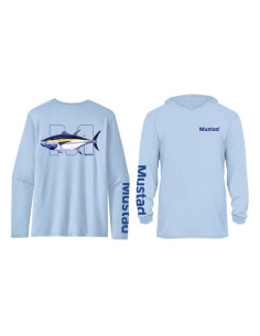 Blusa C/ Capuz Mustad Tuna Longsleeve UV Tam. 3XL